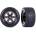 Traxxas колело 2.8", джанта RXT въглеродно сив/черен хром, гума Gravix (2)