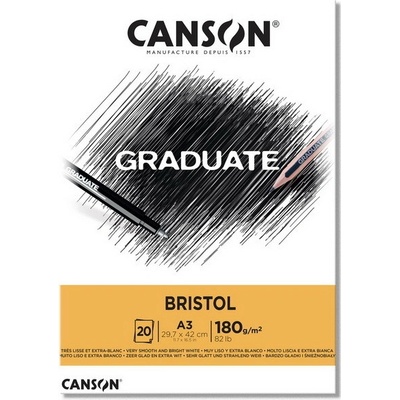 Canson Skicák Graduate Bristol 20 listů 180 g m² A3