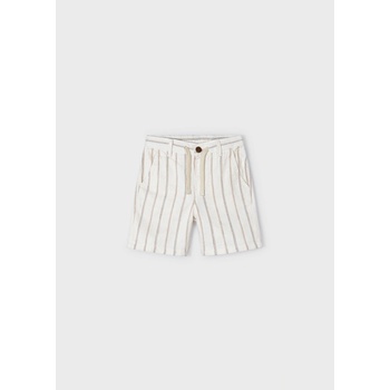 Pruhované ľanové šortky Mayoral