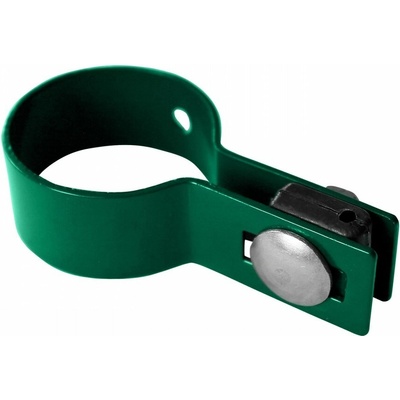 PILECKÝ Objímka plotového panelu PILOFOR pro sloupek IDEAL poplastovaná koncová 48 mm zelená