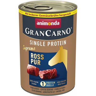 Animonda GranCarno Single Protein Adult Supreme čisté koňské 6 x 400 g