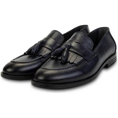 Ducavelli Tassel Мъжки обувки от естествена кожа - Тъмно сини 308279 (308279_Тъмно син)