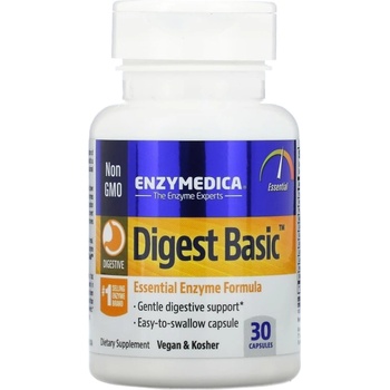 Enzymedica Digest Basic, 125 mg, 30 капсули, Enzymedica (73718)