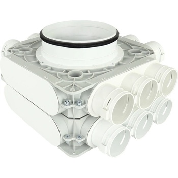 Image 1 of copy of Двуетажна пластмасова разпределителна кутия Dalap Flexitech PADB, 18 извода Ø 63 мм, фланец Ø 160 мм (196413)