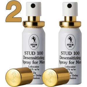  2бр. Спрей за задържане на еякулацията Stud 100