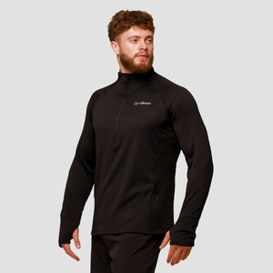GymBeam Pulse 1/2 Zip Running суичър Black M