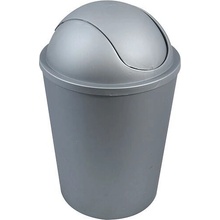 MSV výklopný koš AKO, stříbrný plast, 5,5 L 142685