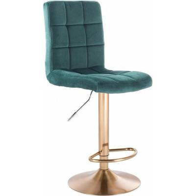 LuxuryForm Design Toledo Velur na zlatom tanieri zelená