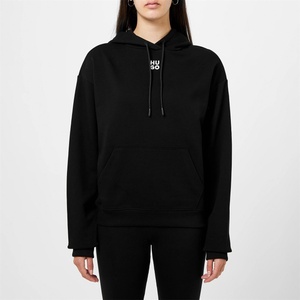HUGO BOSS Суичър Hugo Women's Over the Head Hoodie - Black