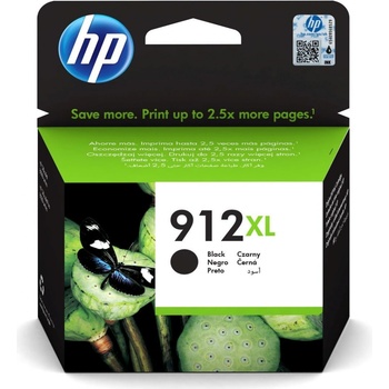 HP 912XL originální inkoustová kazeta černá 3YL84AE