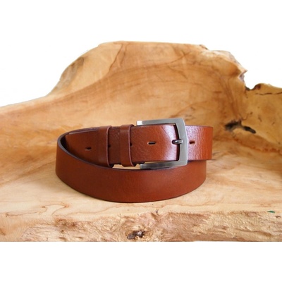 Penny Belts pánský kožený opasek 25-48 světle hnědý
