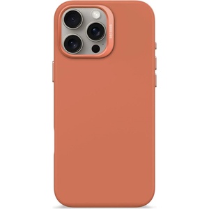 Decoded Калъф за iPhone 16 Pro Max от Decoded - Силиконов (антибактериален) - Оранжев (K-D25IPO16PMBCS9SE)