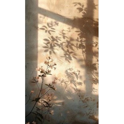 Takoy Panel na závěs, fotoplátno 160x265 cm květiny při západu