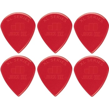 Image 1 of Dunlop 47R XL R Jazz III XL 6 Перце за китара (47RXLN-6PACK-SET)