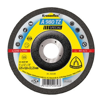 Klingspor Řezný kotouč A980TZ 115 x 0,8 mm KLI322182