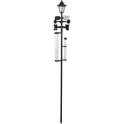 Meteostanica SWS29, 158 cm, záhradný zrážkomer, teplomer, solárna lampa, smer vetra