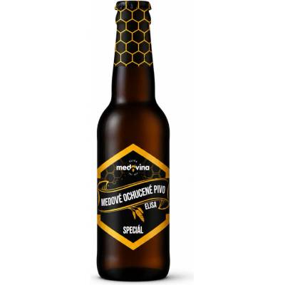 Elisa Medové pivo s originál medovinou 5,9% 0,33 l (sklo)
