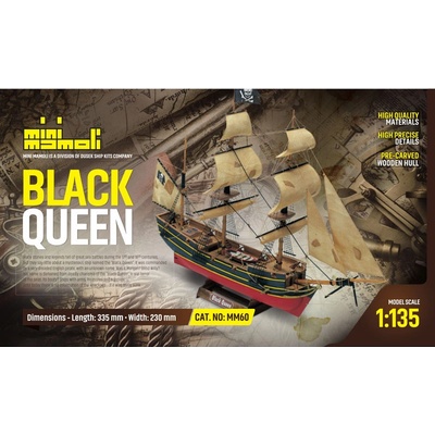 Mamoli Mini Queen kit černá 1:135