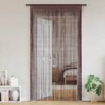 Pure Line Home Пердета с ресни в цвят кафяв за тръбен корниз, 2 бр. , 140 x 250 см