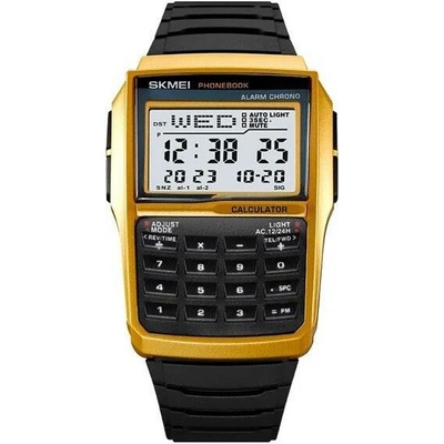 Skmei 2255 Mr Calculator zlaté SKM2255GD