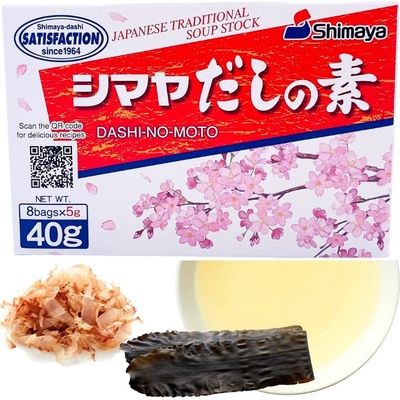 Shimaya Dashi No Moto rybí vývar v prášku 8 x 5 g – Zboží Dáma