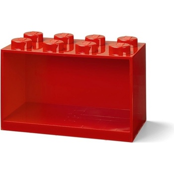 LEGO Brick 8 závesná polica červená