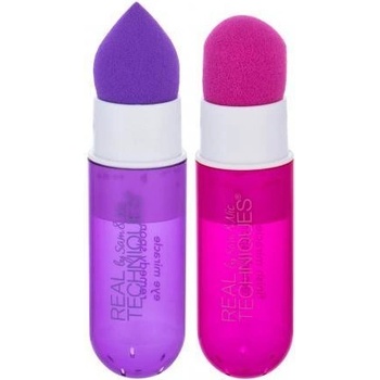 Real Techniques Sponges Miracle Remedy víceúčelové aplikátory v cestovním provedení 2 ks