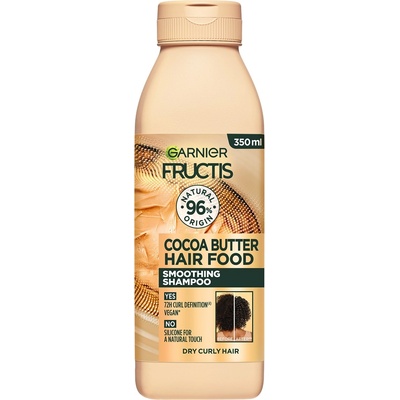 Garnier Fructis Hair Food Изглаждащ шампоан с какаово масло, 350 ml
