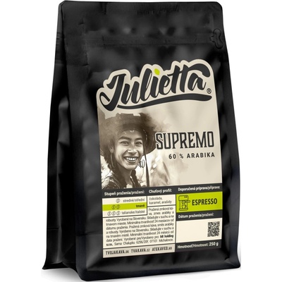 Julietta Supremo čerstvě pražená káva 200 g