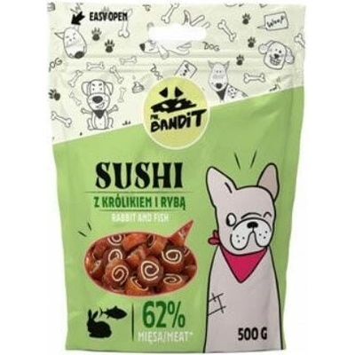 Mr.Bandiť pochúťka SUSHI králik a ryba 500 g
