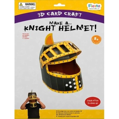 Fiesta Crafts Креативен комплект 3D маска Рицарски шлем