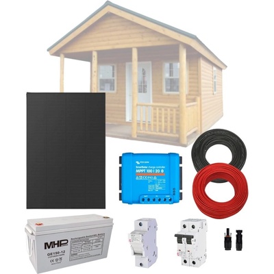 Solární set Victron Energy 200Wp 12V na chatu; CHATA-200W
