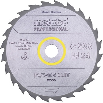 Metabo pílový kotúč 235X30, Z24 WZ 20° 628493000