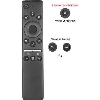 Dálkový ovladač Emerx Samsung SMART Bluetooth netflix, prime video, Samsung tv, hulu