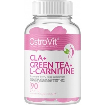 ostrovit cla green tea l carnitine OstroVIT CLA +Green Tea + L-Carnitine 90 kapslí od 195 Kč
