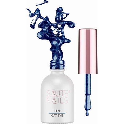 SAUTE NAILS Hybridný lak na nechty Cat Eye Effect E03 8ml