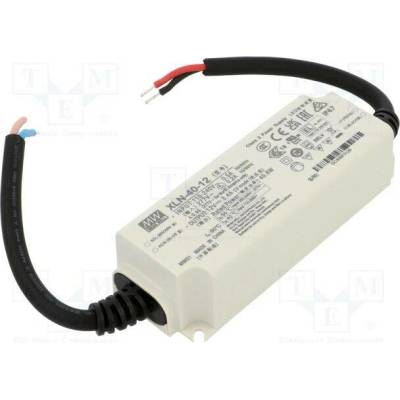 MEAN WELL XLN-40-12 Napájecí zdroj: spínaný; LED; 40W; 12VDC; 0÷3,4A; 100÷305VAC; IP67