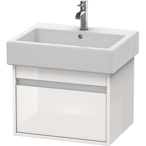 Duravit Ketho - Шкафче за умивалник 41x55x44 см, 1 чекмедже, лъскаво бяло KT668602222 (KT668602222)