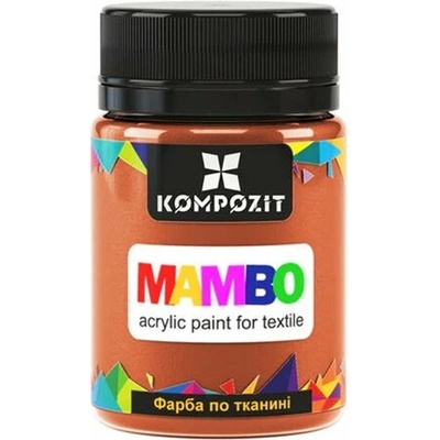 Mambo farba na textil a kožu 50 ml 5 oranžová