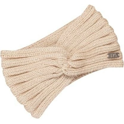 Pletená čelenka s uzlem PLETEX L462 Barva: Béžová