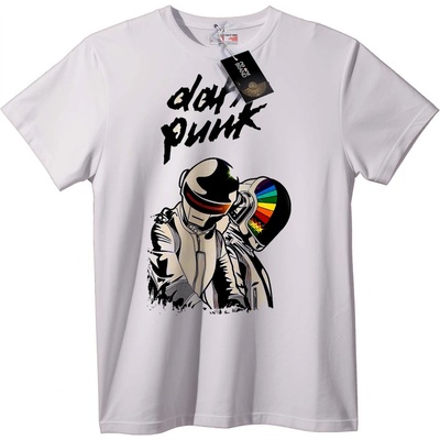 NOONEBRAND Тениска Daft Punk DJ - 2XL, White