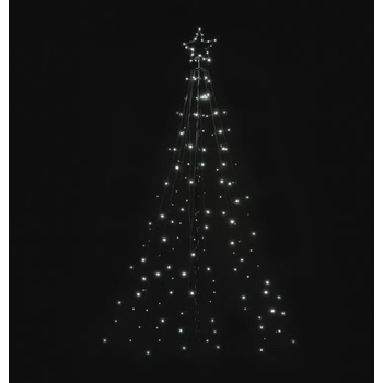 Emos DCTC02 180 LED vianočný strom kovový 180 cm vonkajšie aj vnútorné studená biela časovač