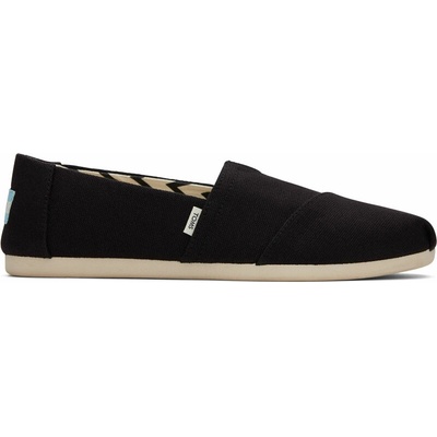 TOMS RECYCLED Dámske espadrilky COT CAN WM ALPR čierna svetlomodrá béžová