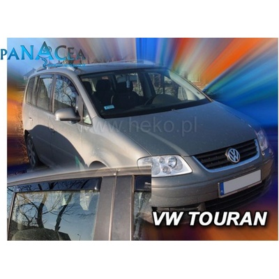 Deflektory Heko VW Touran 2003 - 2015 predné + zadné