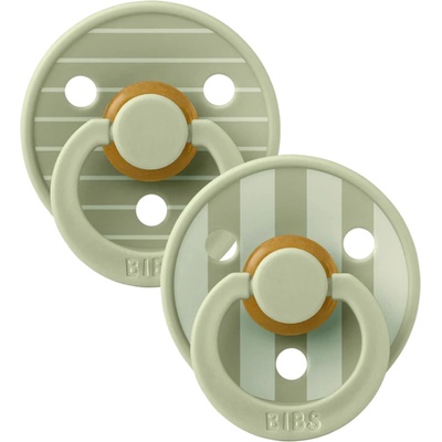 BIBS Залъгалки Bibs - Studio Colour Pin, Sage Mix, 0-6 м, 2 броя (11015102)