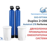 Polaqua Group EKO-OPTIMA Duplex 2×200 Performa Двуколонна система за омекотяване на вода (EKD200A278)