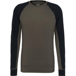 Stoic Мъжко мериносово термобельо Stoic Merino180 BengtSt. L/S Merino base layer - Dark Olive / Black - размер 3XL (015-2080-1717)
