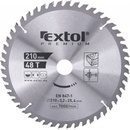 EXTOL PREMIUM pilový kotouč s SK plátky, 210x2,6x25,4mm, 48T, šířka SK plátků 3,2mm