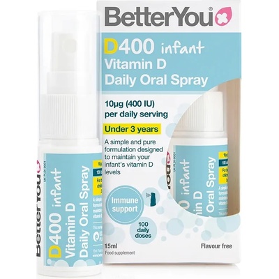 BetterYou D400 Infant Орален спрей, 15 ml, 100 дневни дози, Better You