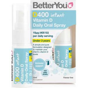 BetterYou D400 Infant Орален спрей, 15 ml, 100 дневни дози, Better You